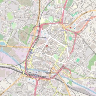 Kaart van Charleroi