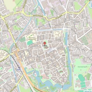 Kaart van Ieper
