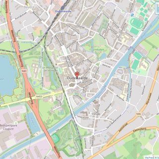 Kaart van Oudenaarde