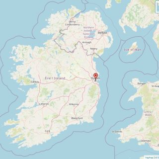 Kaart van Ierland