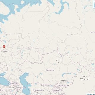 Kaart van Rusland